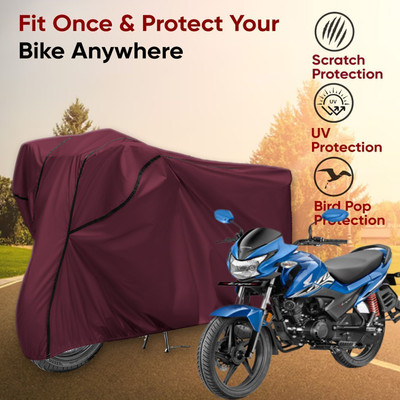 AutoGalaxy Waterproof Two Wheeler Cover for Honda(Livo, Maroon)
