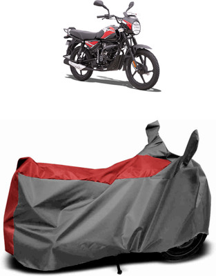 MMSSTAR Waterproof Two Wheeler Cover for Bajaj(CT110, Red, Grey)