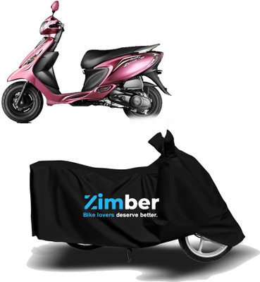 APNEK Waterproof Two Wheeler Cover for TVS(Zest, Black)