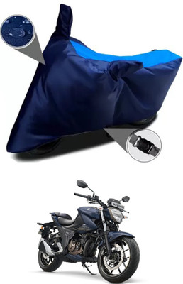 RONISH Waterproof Two Wheeler Cover for Suzuki(Gixxer 250, Blue)