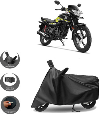 WMIZEXA Waterproof Two Wheeler Cover for Honda(Black)