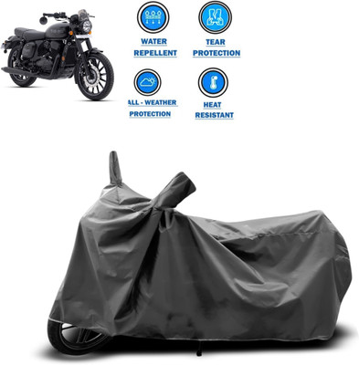CODOKI Waterproof Two Wheeler Cover for JAWA(Grey)