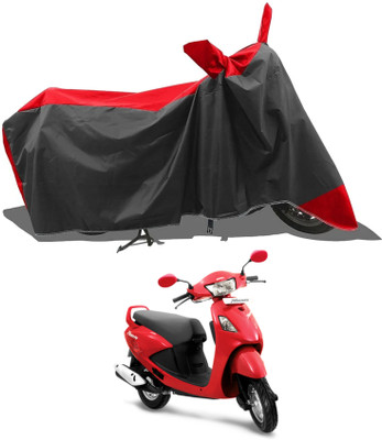 KEDIT Two Wheeler Cover for Hero(MotoCorp Splendor Plus, Red)