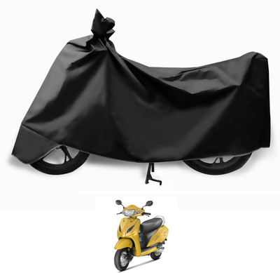 MOCKHE Two Wheeler Cover for Honda(Activa 5G, Black)