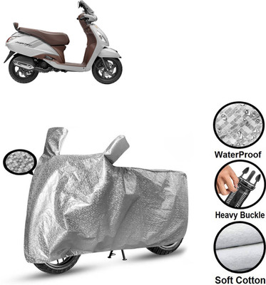 PAGORA Waterproof Two Wheeler Cover for TVS(Jupiter classic, Silver)