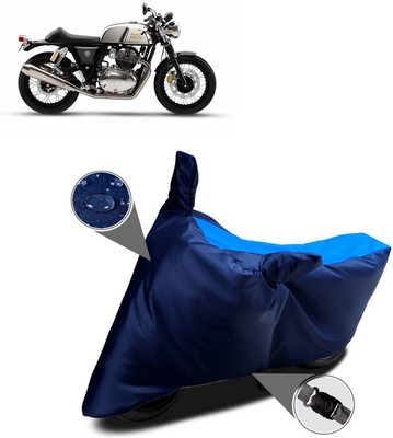 AutoGalaxy Waterproof Two Wheeler Cover for Royal Enfield(Continental GT 650, Blue)