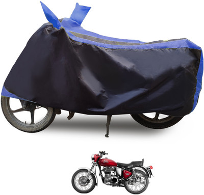 Euro Care Waterproof Two Wheeler Cover for Royal Enfield(Bullet 350 Twinspark, Blue)