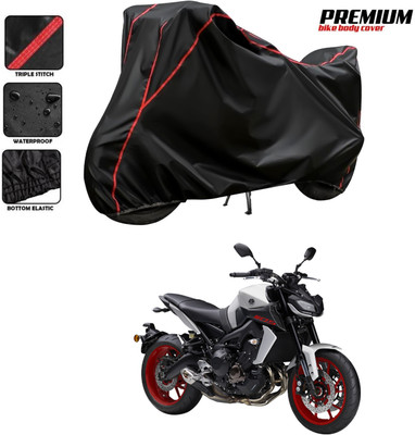 PAGORA Waterproof Two Wheeler Cover for Yamaha(MT 09, Black)