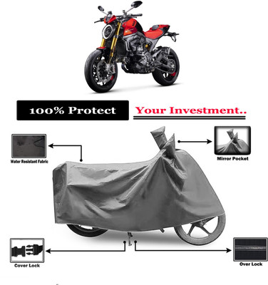 Amexride Two Wheeler Cover for Ducati(Monster 795, Grey)