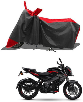 PAGORA Waterproof Two Wheeler Cover for Bajaj(Pulsar NS200, Red, Black)
