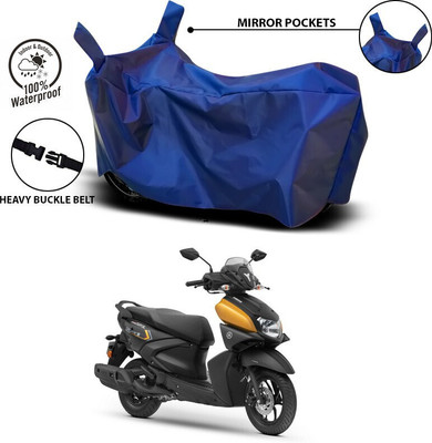ANTHUB Waterproof Two Wheeler Cover for Yamaha(Ray ZR, Blue)