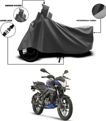 DeepShakshi AUTOMOTIVE Waterproof Two Wheeler Cover for Bajaj(Pulsar 160 NS DTS-i, Grey)