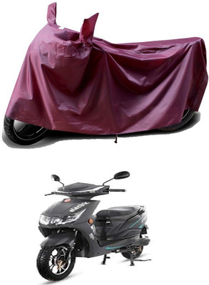 THE REAL ARV Waterproof Two Wheeler Cover for Hero(Motocorp Electric Atria, Maroon)