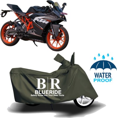 BLUERIDE Two Wheeler Cover for KTM(RC 200, Green)