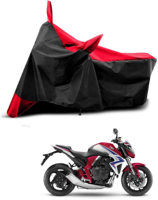 KEDIT Two Wheeler Cover for Honda(CB 1000R, Red, Black)
