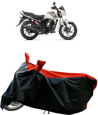 KEDIT Two Wheeler Cover for Suzuki(Sling Shot Plus, Red, Black)