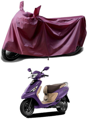 THE REAL ARV Waterproof Two Wheeler Cover for TVS(Scooty Zest 110, Maroon)