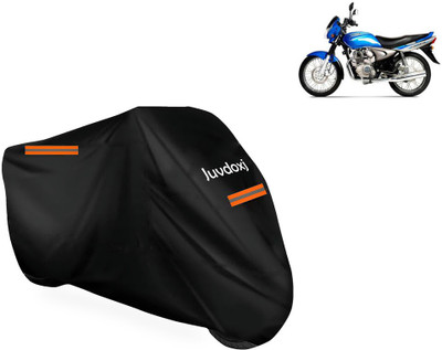 Juvdoxj Waterproof Two Wheeler Cover for Bajaj(Wind 125, Black)