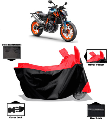 Amexride Two Wheeler Cover for KTM(890 Duke, Red)