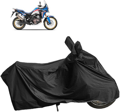 DIGGU Two Wheeler Cover for Honda(CRF1000L Africa Twin BS6, Black)