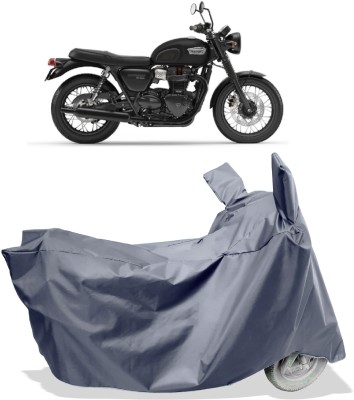 Amexride Two Wheeler Cover for Triumph(Bonneville T100, Grey)