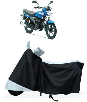 Tricway Two Wheeler Cover for Bajaj(Platina 125, White)