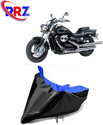 RRZ Waterproof Two Wheeler Cover for Suzuki(Intruder M800, Black, Blue)