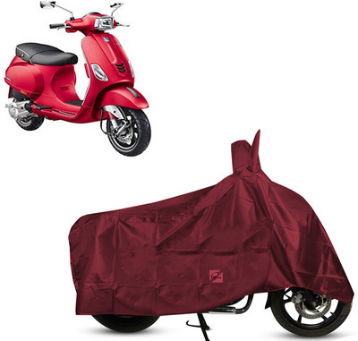 EGAL Waterproof Two Wheeler Cover for Vespa(BS6, Maroon)