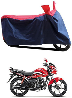 KEDIT Two Wheeler Cover for Hero(Passion Pro i3S, Red, Blue)