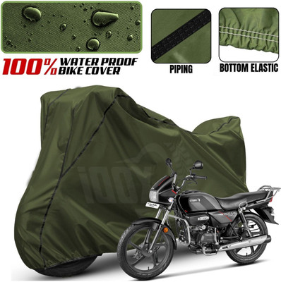 OliverX Waterproof Two Wheeler Cover for Hero(Super Splendor, Black, Blue, Multicolor)