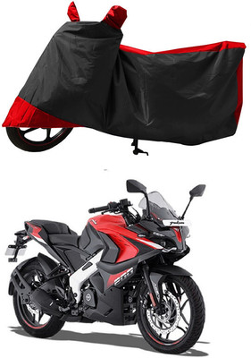 GROFATIK Two Wheeler Cover for Bajaj(Pulsar RS 200, Red)