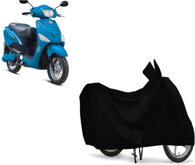 EGAL Waterproof Two Wheeler Cover for Hero(Electric Optima, Black)