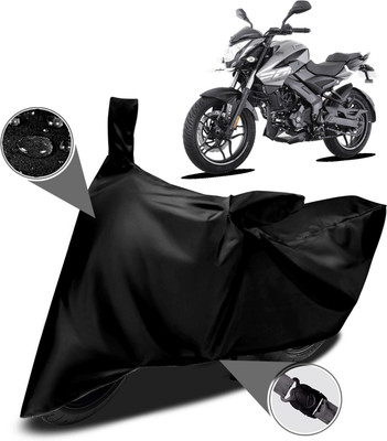 ENTIRELY ELITE Waterproof Two Wheeler Cover for Bajaj(Pulsar NS 200, Black)