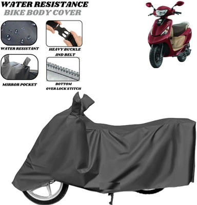SRP PRODUCT Waterproof Two Wheeler Cover for TVS(Zest 110, Grey)