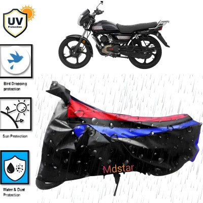 Mdstar Waterproof Two Wheeler Cover for TVS(Radeon, Black)