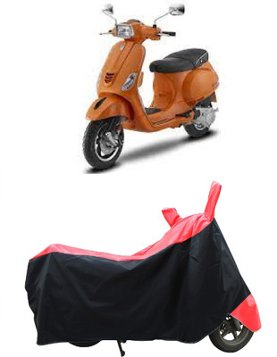 Coxtor Two Wheeler Cover for Piaggio(Vespa SXL, Red)