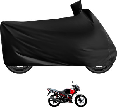 Auto Hub Waterproof Two Wheeler Cover for Yamaha(Gladiator, Black)