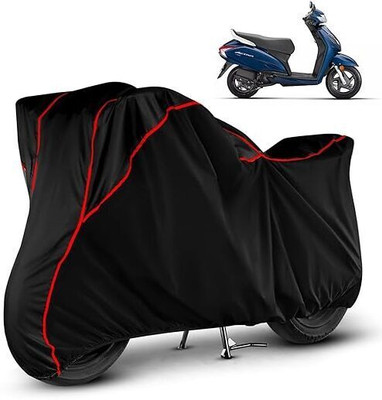 DeepShakshi AUTOMOTIVE Waterproof Two Wheeler Cover for Honda(Activa, Black, Red)