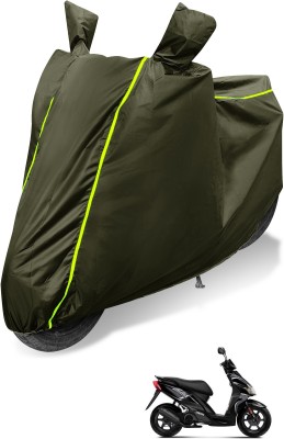 Auto Hub Waterproof Two Wheeler Cover for Yamaha(Jog R, Green)