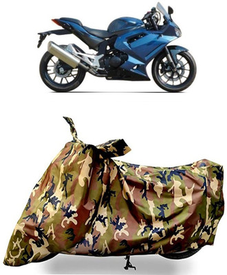 VESMEI Waterproof Two Wheeler Cover for Hyosung(GTS 300 BS6, Multicolor)