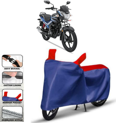 WMIZEXA Two Wheeler Cover for TVS(Star City Plus, Red)