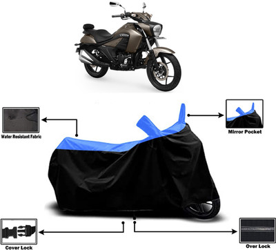 Amexride Two Wheeler Cover for Suzuki(Intruder 250, Multicolor)
