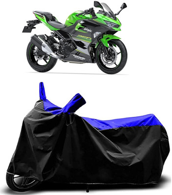 VESMEI Two Wheeler Cover for Kawasaki(Ninja 400, Blue)