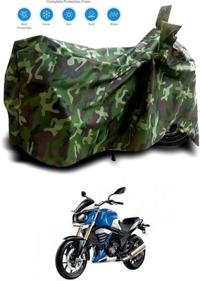 DeepShakshi AUTOMOTIVE Waterproof Two Wheeler Cover for Yamaha(Ray Z, Red, Black)