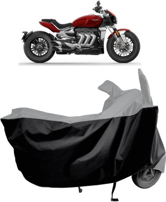 Amexride Two Wheeler Cover for Triumph(Rocket III, Multicolor)