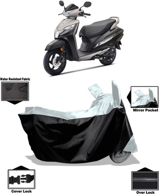 Amexride Two Wheeler Cover for Honda(Activa 125, White)