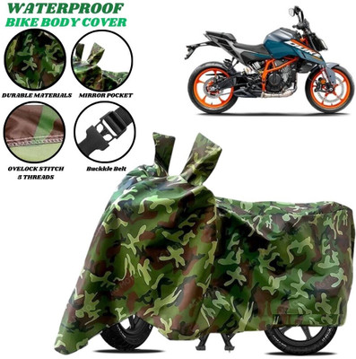 SRP PRODUCT Waterproof Two Wheeler Cover for KTM(RC 125, Green)