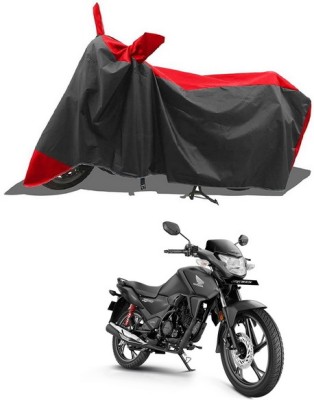 PAGORA Waterproof Two Wheeler Cover for Honda(SP 125, Red, Black)