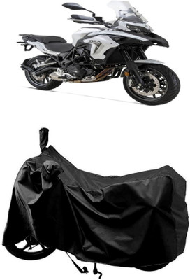 MMSSTAR Waterproof Two Wheeler Cover for Benelli(TRK 502, Black)