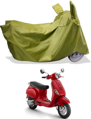 Amexride Two Wheeler Cover for Piaggio(Vespa LX 125, Maroon)